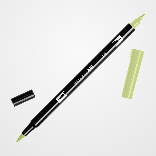 ROTULADOR TOMBOW DOBLE PUNTA PINCEL LEMON