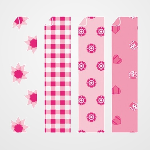 SCRAPBOOKING CARTULINA NIEFENVER IMPRESA 24x32 cm 180gr. ROSA-2 (4 mod.) BLISTER de 8