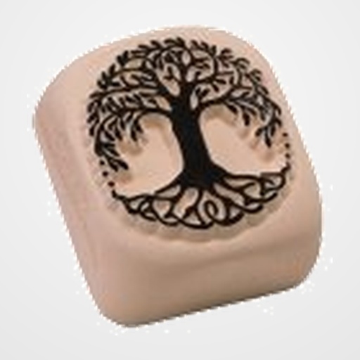 SELLO DE PIEDRA LADOT PARA TINTA DE TATTOS ARBOL DE LA VIDA GRANDE (L23)