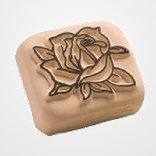SELLO DE PIEDRA LADOT PARA TINTA DE TATTOS CHICA ROSA GRANDE (L11)