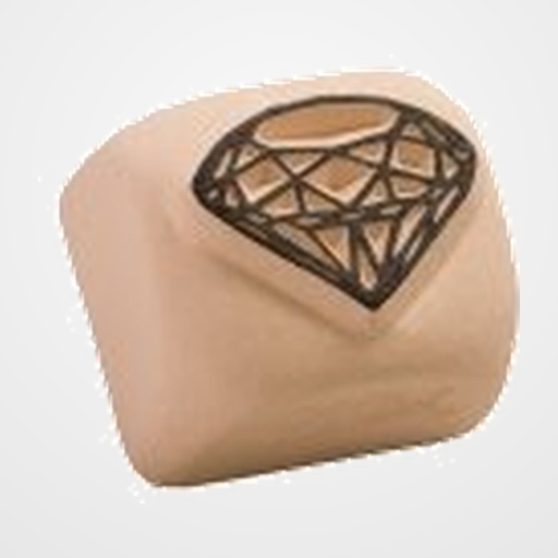 SELLO DE PIEDRA LADOT PARA TINTA DE TATTOS DIAMANTE PEQUEÑO