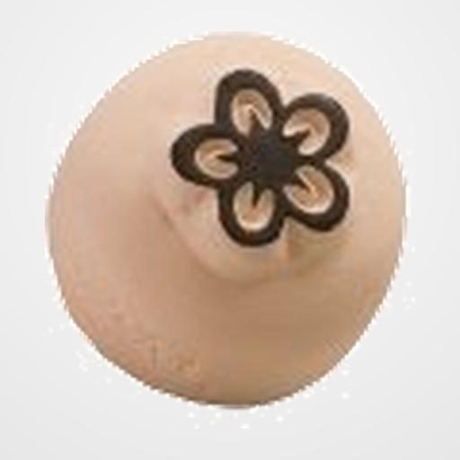 SELLO DE PIEDRA LADOT PARA TINTA DE TATTOS FLOR PEQUEÑO