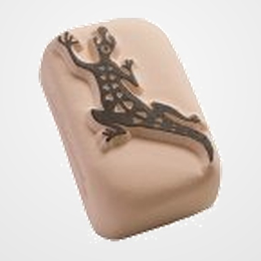 SELLO DE PIEDRA LADOT PARA TINTA DE TATTOS LAGARTO MEDIANO