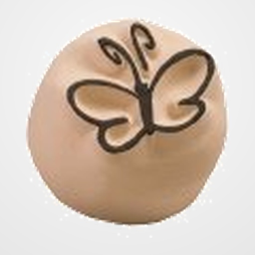 SELLO DE PIEDRA LADOT PARA TINTA DE TATTOS MARIPOSA PEQUEÑO