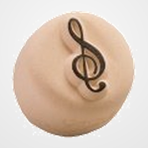 SELLO DE PIEDRA LADOT PARA TINTA DE TATTOS NOTA MUSICAL PEQUEÑO