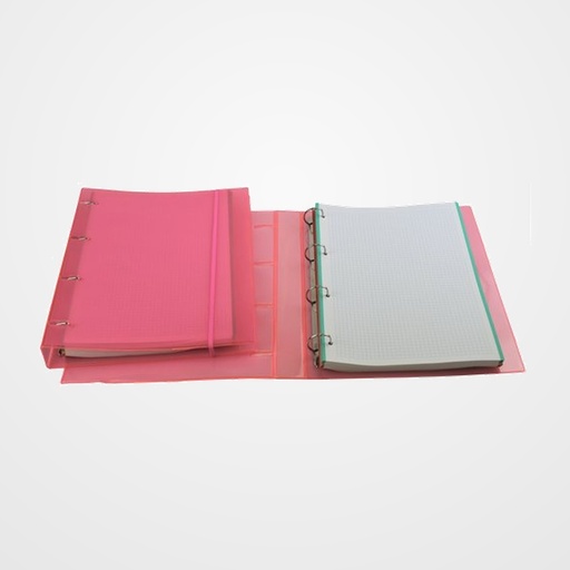 CARPEBLOC IBERPLAS NEON TRANSLUCIDO A4 4 an.25mm con REC.120 hj. 90 gr.SURTIDOS