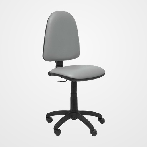 SILLA PIQUERAS Y CRESPO AYNA MECANISMO CONTACTO PERMANENTE REGULACION DE PROFUNDIDAD ASIENTO Y RESPALDO TAPIZADO SIMILPIEL GRIS
