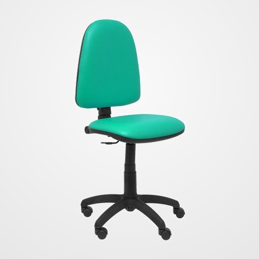 SILLA PIQUERAS Y CRESPO AYNA MECANISMO CONTACTO PERMANENTE REGULACION DE PROFUNDIDAD ASIENTO Y RESPALDO TAPIZADO SIMILPIEL TURQUESA
