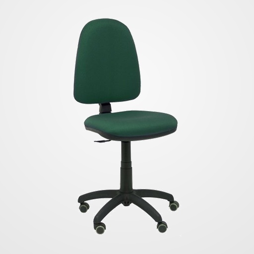 SILLA PIQUERAS Y CRESPO AYNA MECANISMO CONTACTO PERMANENTE RUEDAS de PARQUET ASIENTO Y RESPALDO TAPIZADO BALI VERDE BOTELLA