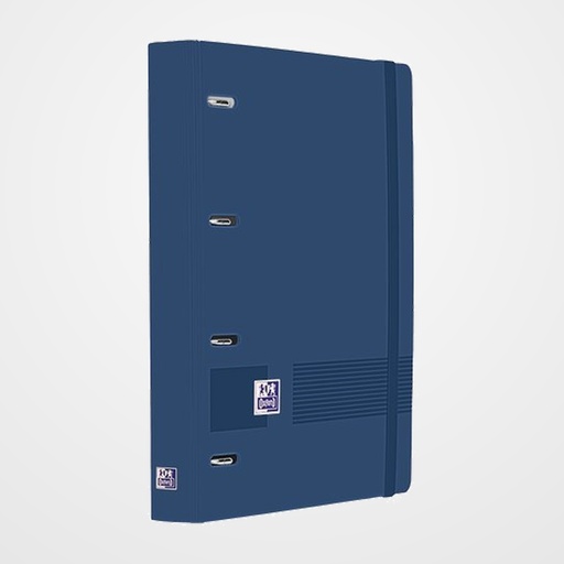 CARPEBLOC OXFORD SCHOOL EUROPEANBINDER LIVE&GO POLYFOAM A4+ 4 an.MIXTAS 35mm con RECAMBIO 100 hj. CUADRIC.5x5 AZUL MARINO