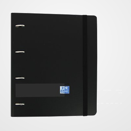 CARPEBLOC OXFORD SCHOOL EUROPEANBINDER LIVE&GO POLYFOAM A4+ 4 an.MIXTAS 35mm con RECAMBIO 100 hj. CUADRIC.5x5 NEGRO