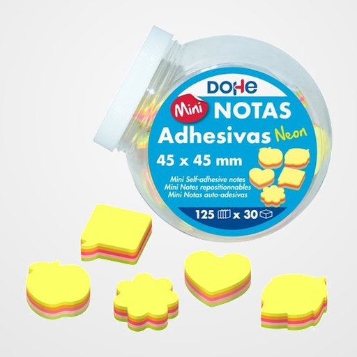 TACO NOTAS DOHE NEON 125h 45 X 45 BOMBONERA de 30