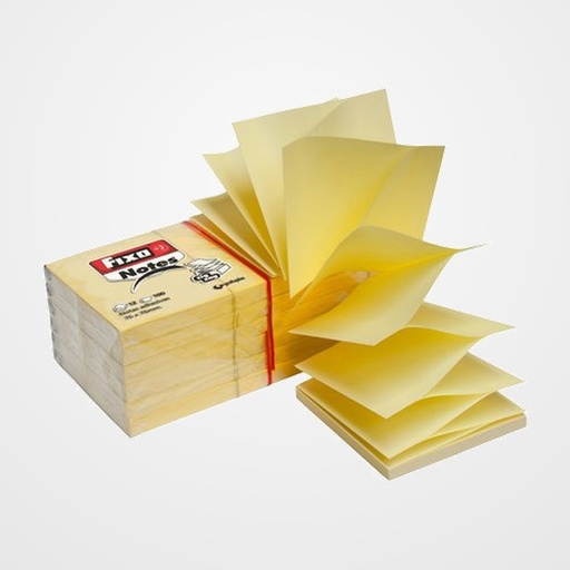 TACO NOTAS FIXO NOTES 100h  76x76 AMARILLO