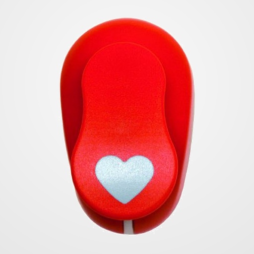 TALADRO GOMA EVA FIXO KIDS 1,6 cm. CORAZON