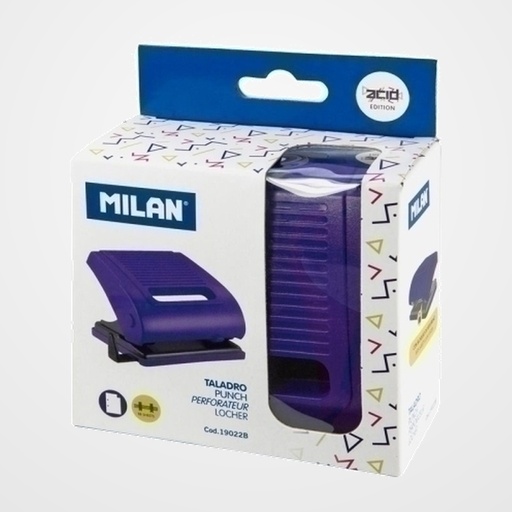 TALADRO 2 PUNZONES MILAN SERIE ACID (15h) AZUL