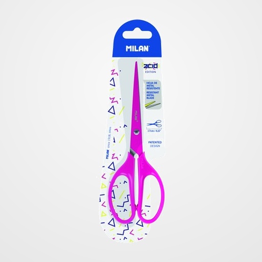TIJERAS MILAN ACID 17 cm. ROSA