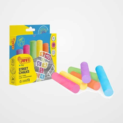 TIZAS de COLORES JOVI MAXI ESTUCHE de 6