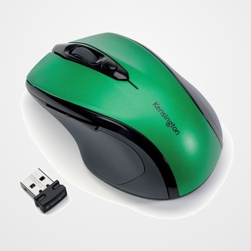 RATON KENSINGTON PRO FIT MEDIANO OPTICO INALAMBRICO VERDE