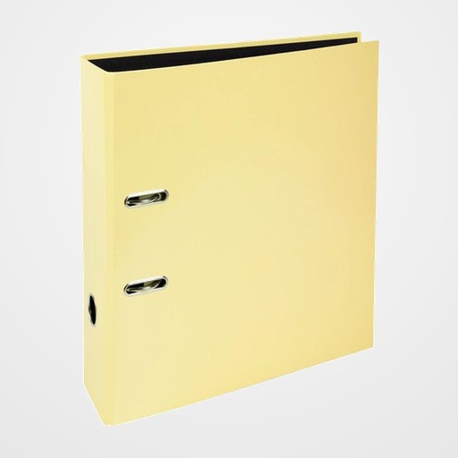 ARCHIVADOR palanca EXACOMPTA PREM TOUCH AQUAREL CARTON FORRADO RADO A4 80mm AMARILLO LIMON