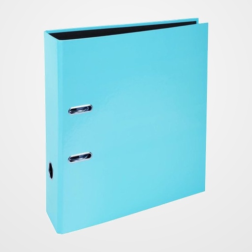 ARCHIVADOR palanca EXACOMPTA PREM TOUCH AQUAREL CARTON FORRADO RADO A4 80mm AZUL PASTEL