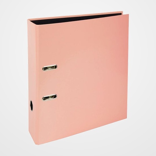 ARCHIVADOR palanca EXACOMPTA PREM TOUCH AQUAREL CARTON FORRADO RADO A4 80mm CORAL