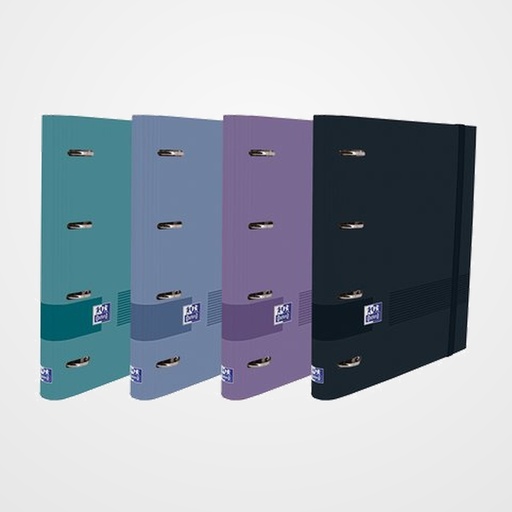 CARPEBLOC OXFORD SCHOOL EUROPEANBINDER OXFORD&YOU A4+ 4 an.MIXTAS 35mm con RECAMBIO 100 hj. CUADRIC.5x5 SURTIDO (4 col.)