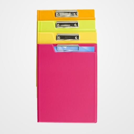 CARPETA con PINZA MINICLIP SUPERIOR IBERPLAS PVC FUN COLOR Fº EXPOSITOR de 18