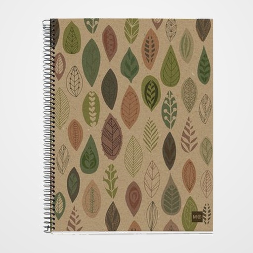 BLOC MIQUELRIUS ECO DESIGN NOTEBOOK 4 micro.tapa DURA A4 120h 80g CUADRIC.5x5 ECOHOJAS
