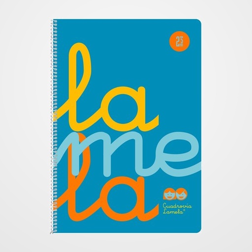 LAMELA BLOC tapa POLIPROPILENO 4º 80h CUADROVIA 5 mm AZUL