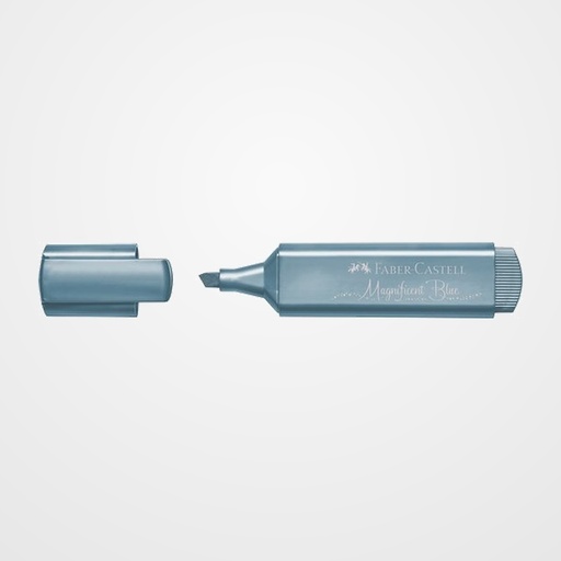 MARCADOR FLUOR FABER-CASTELL TEXTLINER 1546 METALICO AZUL
