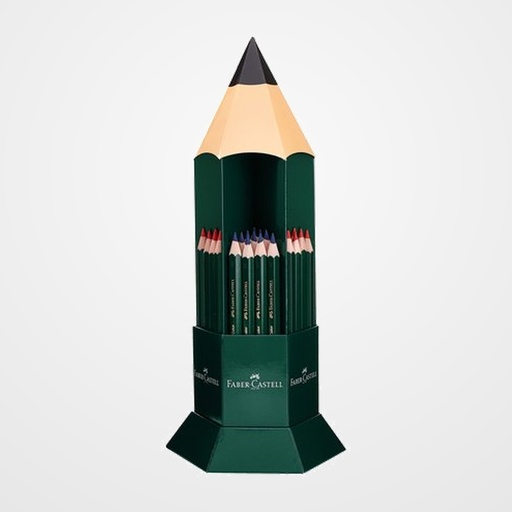LAPIZ ofic. FABER-CASTELL GRUESO 873 BICOLOR EXPOSITOR de 60