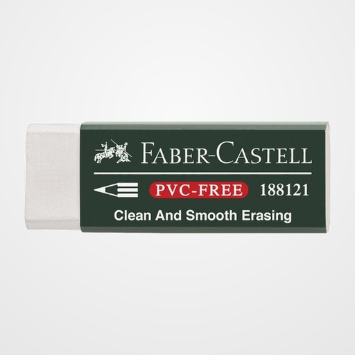 GOMA de BORRAR FABER-CASTELL 188121 (PVC-FREE) para LAPIZ  (ud.)