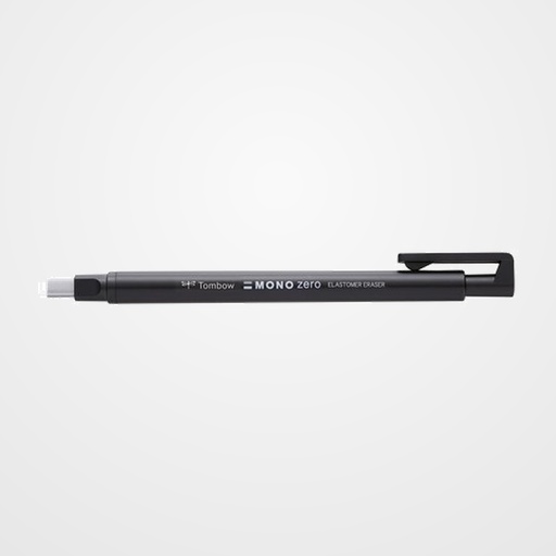 PORTAGOMAS TOMBOW MONO ZERO PUNTA RECTANGULAR 2,5x5 mm. CUERPO NEGRO