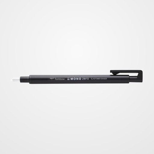PORTAGOMAS TOMBOW MONO ZERO PUNTA REDONDA 2,3 mm. CUERPO NEGRO