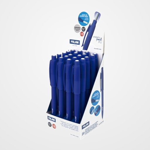 PORTAMINAS MILAN PL1 TOUCH 0,7 mm EXPOSITOR de 20