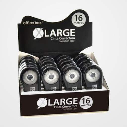CORRECTOR CINTA OFFICE BOX X-LARGE 16 metros x 5mm EXP.20