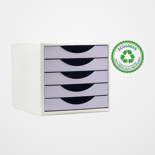 MODULO 5 CAJONES ARCHIVO 2000 ARCHIVOTEC MALVA PASTEL