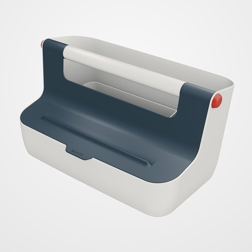 CAJA ALMACENAMIENTO LEITZ COSY PORTATIL GRIS