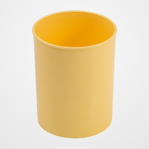 CUBILETE FAIBO PLASTICO AMARILLO PASTEL