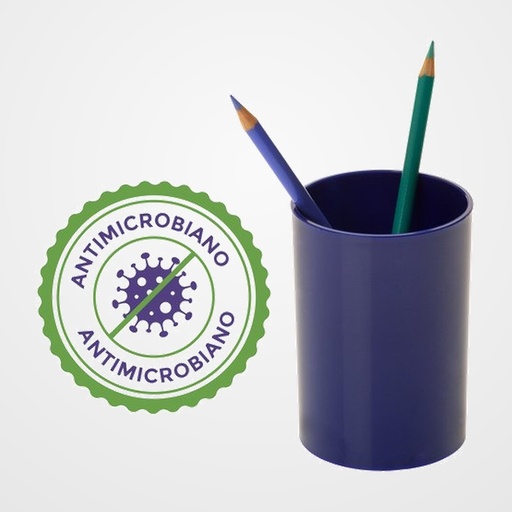 PORTALAPICES ARCHIVO 2000 ANTIMICROBIANO SANITIZED REDONDO GRAN CAPACIDAD AZUL