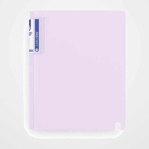 CARPETA de ANILLAS CARCHIVO FOAM SOFT PP A4 4 an.MIXTA 40mm MALVA