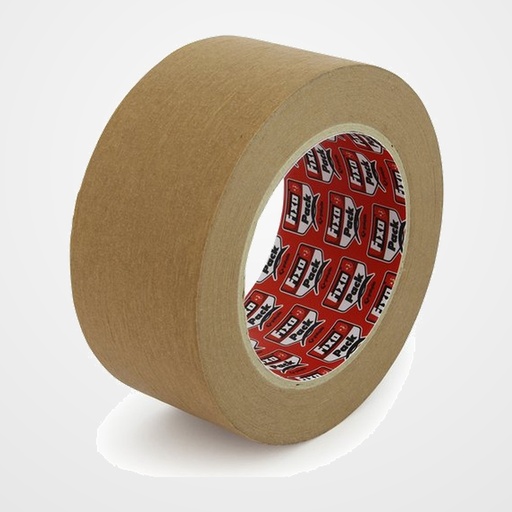 CINTA de EMBALAJE FIXO PAPEL KRAFT CAUCHO rollo 50x50 MARRON