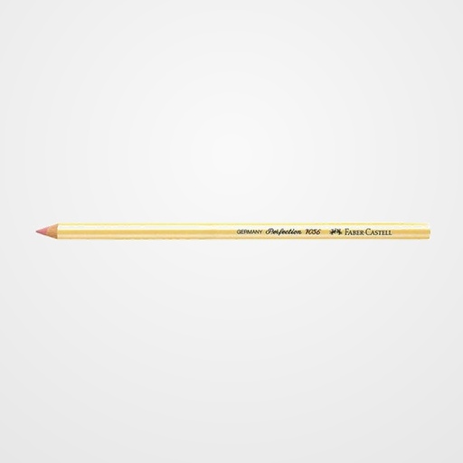 GOMA de BORRAR FABER-CASTELL PERFECTION 7056 con FORMA de LAPIZ PUNTA ROJA BLANDA (ud.)