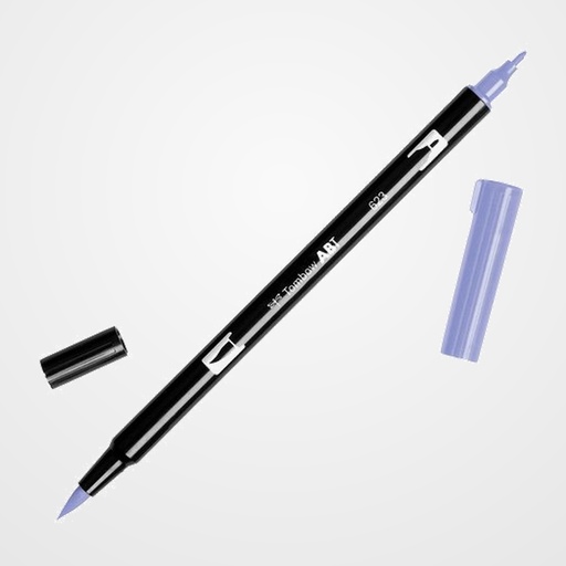 ROTULADOR TOMBOW DOBLE PUNTA PINCEL PURPURA SALVIA