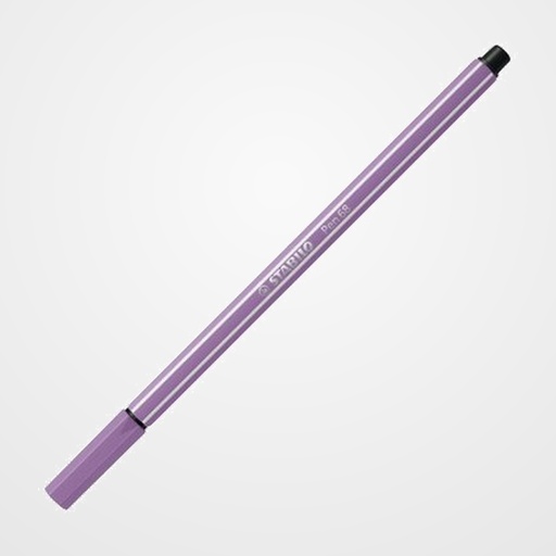 ROTULADOR FIBRA STABILO PEN 68  LILA GRISACEO