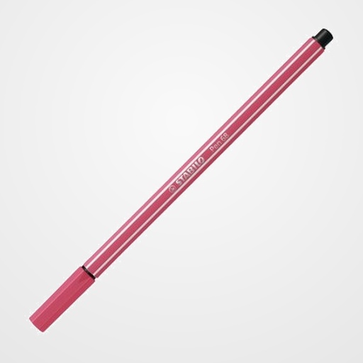 ROTULADOR FIBRA STABILO PEN 68  ROJO FRESA
