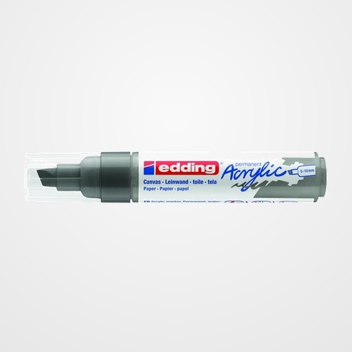 MARCADOR ACRYLIC EDDING 5000 BISELADO (5-10 mm) ANTRACITA