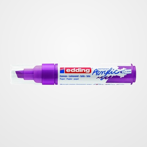 MARCADOR ACRYLIC EDDING 5000 BISELADO (5-10 mm) ARANDANO