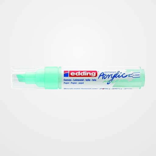 MARCADOR ACRYLIC EDDING 5000 BISELADO (5-10 mm) AZUL PASTEL
