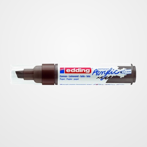 MARCADOR ACRYLIC EDDING 5000 BISELADO (5-10 mm) CHOCOLATE